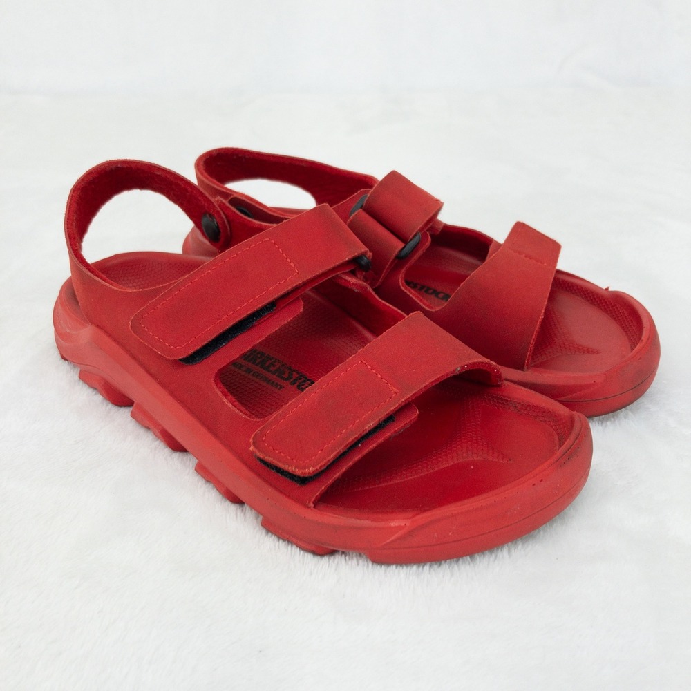 Birkenstock Mogami Sandals Kids Size 32EU Red Hook and Loop‎ River Beach Outdoor
